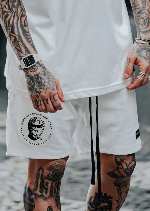 CONJUNTO OVERSIZED MOLETINHO ADVANCED OFF WHITE