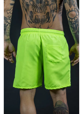 Short Praia Tactel Green Flourescent