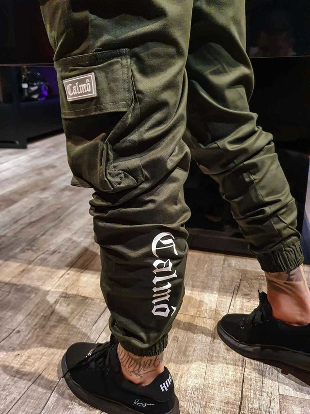 CALÇA CARGO JOGGER MILITARY GREEN